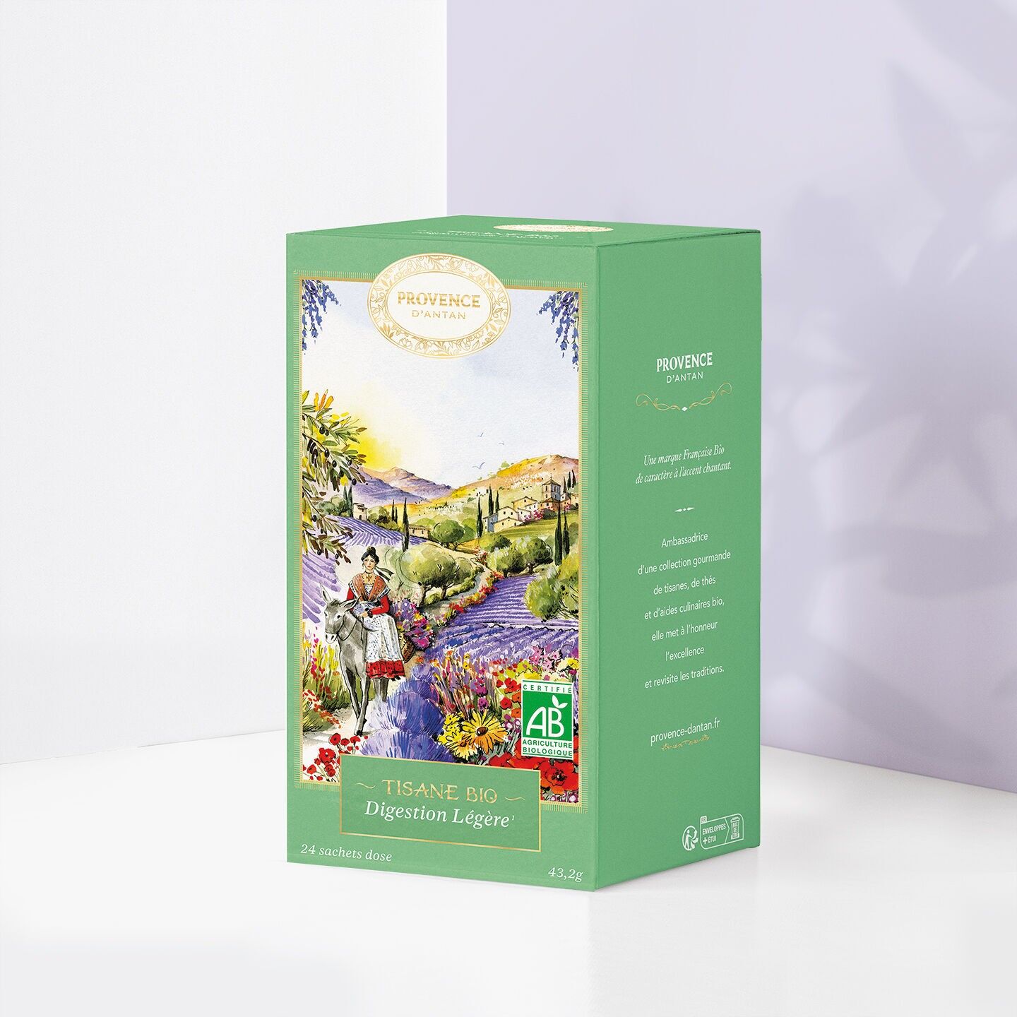 Tisana biologica per la digestione leggera* in astuccio di cartone