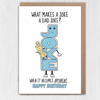 What makes a joke a Dad joke? When it becomes apparent card