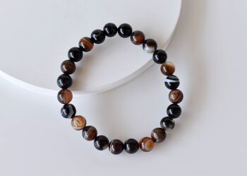 Black Sulemani Agate Bracelet (Luck And Good Fortune) 5