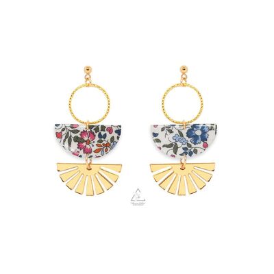 Katie & Millie bistre earrings - ENCARNA - gilded with fine 24 carat gold