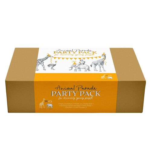 Animal Parade Birthday Party Pack