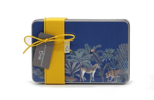 Darwin's Menagerie Navy Lunch Tin