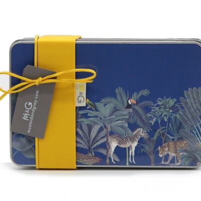 Darwin's Menagerie Navy Lunch Tin