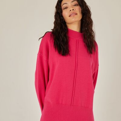 Pull col rond oversize