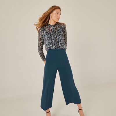 Culottes with pleats
