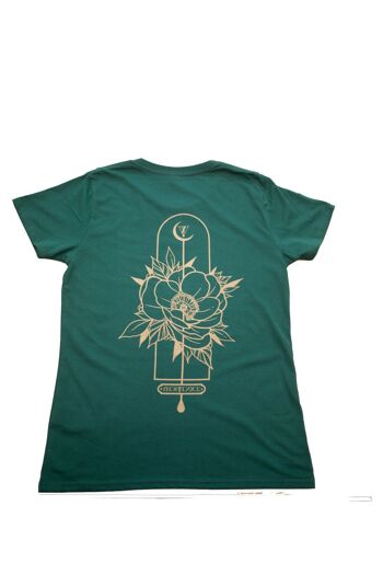 t-Shirt VV flower - Green 1