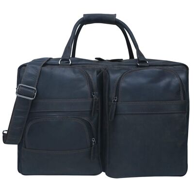 Max Sac de voyage pour homme en cuir XXL Sac de week-end pour femme Taille L