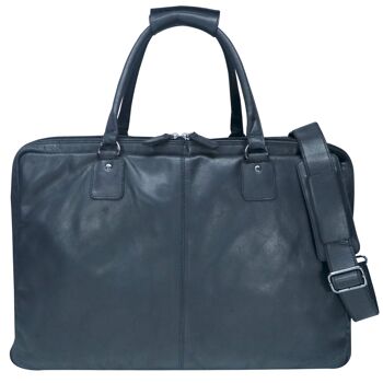 Max Sac de voyage pour homme en cuir XXL Sac de week-end pour femme Taille L 15