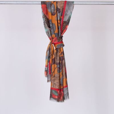 SCARF - ÉCHARPE - SHAWLS – Scarf made of a fine wool blend