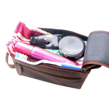 Beth trousse de toilette trousse de maquillage femme trousse de toilette en cuir voyage homme 4