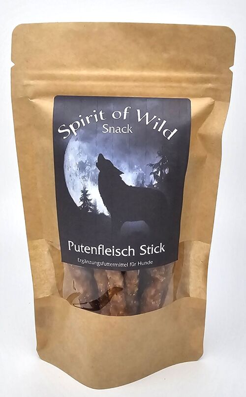 Spirit of Wild Snack Putenfleisch Stick 100g