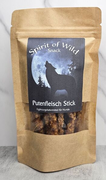 Spirit of Wild Snack Bâton de Dinde 100g 3