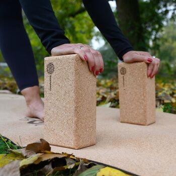 Blocs de yoga en liège - 2 pièces 3