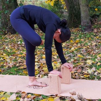 Blocs de yoga en liège - 2 pièces 6