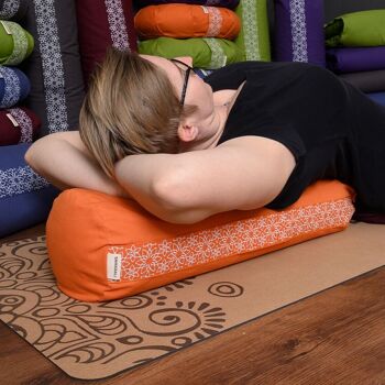 Traversin de yoga en coton biologique 10