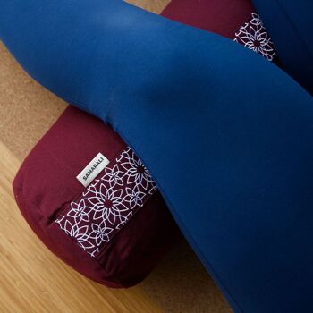 Traversin de yoga en coton biologique 26