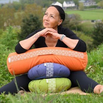 Traversin de yoga en coton biologique 70
