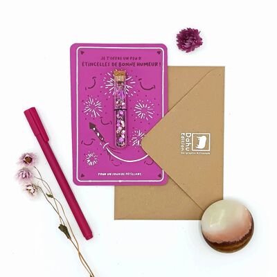 Stationery Card Sparkles of Good Mood 10 x 15 cm