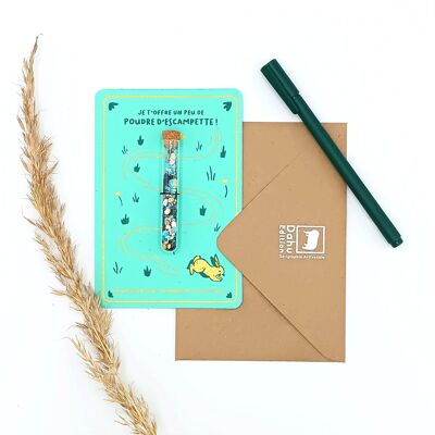 Stationery Card Poudre d'Escampette 10 x 15 cm