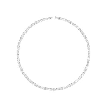 Bracelet rivière de diamants de laboratoire - 3,00 ct - Or blanc 18 kt 1