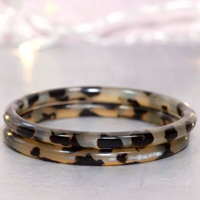 1 brazalete de cuerno LEO 4 mm