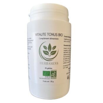 Compléments alimentaires Vitalité-Tonus Bio - Herbasens 1