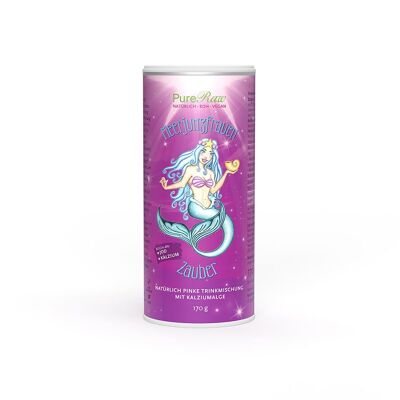Mermaid Magic, bebida en polvo naturalmente rosa con algas cálcicas (cruda) 170 g