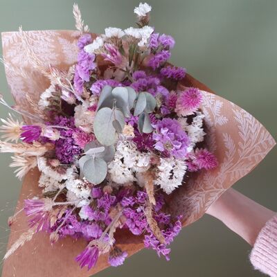 Mini-Strauß aus Trockenblumen