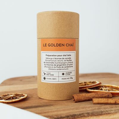 Tisane Golden Chai - Préparation Chai Latte