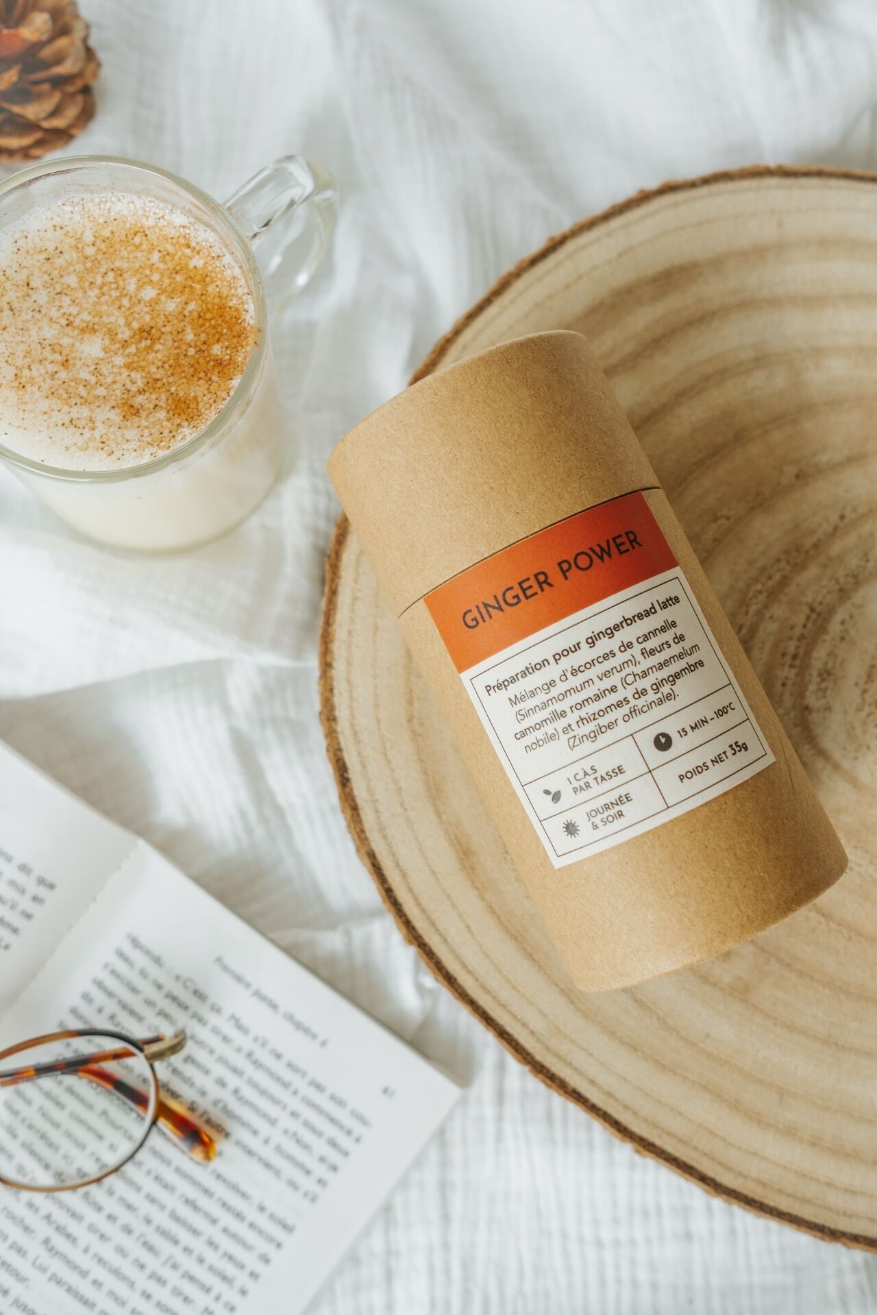 Tisana allo zenzero potente - Preparazione del latte al pan di zenzero