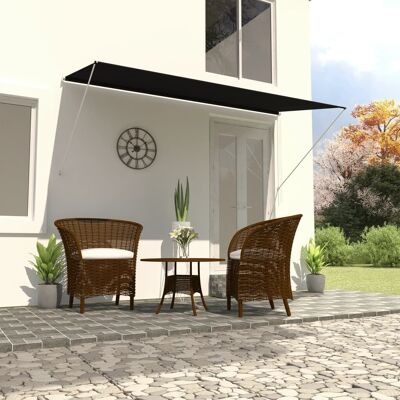 Retractable Awning 98.4"x59.1" Anthracite