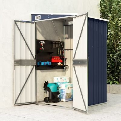 Wall-mounted Garden Shed Anthracite 46.5"x39.4"x70.1" Steel