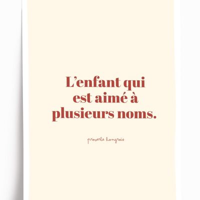 Affiche kids love