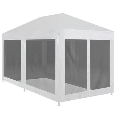 Party Tent with 6 Mesh Sidewalls 19.7' x 9.8'