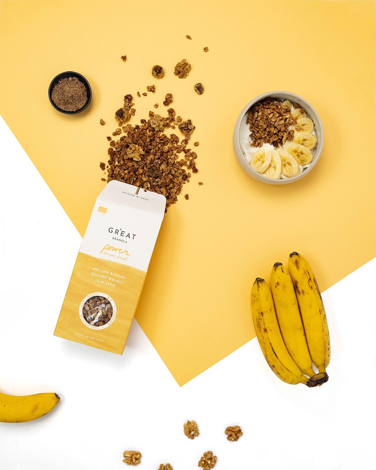 POWER 300 g - Banane Moelleuse • Noix Dorée • Graine de Lin