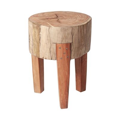 Modern Farmhouse 18" Reclaimed Wood Stool