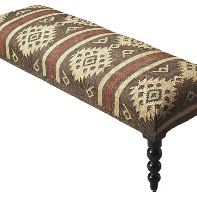 Jute Upholstered Bench