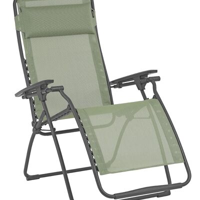 Zero Gravity Recliner - Basalt Steel Frame - Moss Fabric