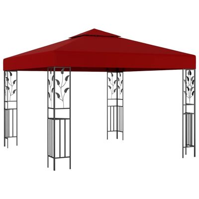 Gazebo 9.8'x9.8' Wine Red