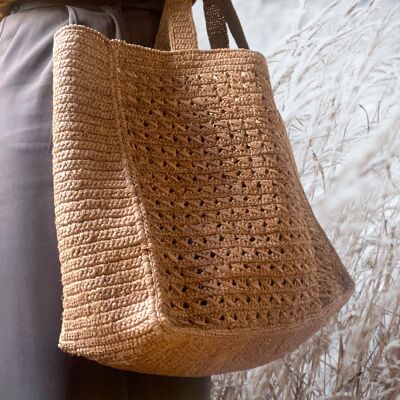 Justine raffia basket