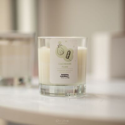Candle - Cashmere Pear - 300mL - Bubbles and Candles