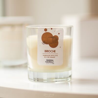 Christmas candle - Brioche - 300mL - Bubbles and Candles