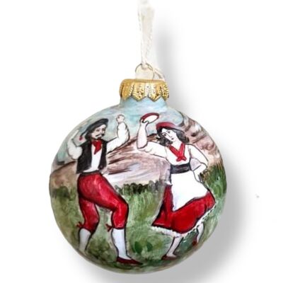 Beautiful hand-painted Christmas balls