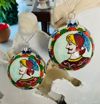 De belles boules de Noël peintes à la main 18