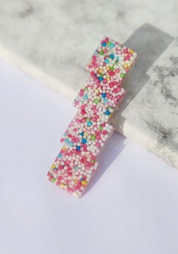 RESIN HAIR CLIP PACK -  CANDY (7 ITEMS) 4