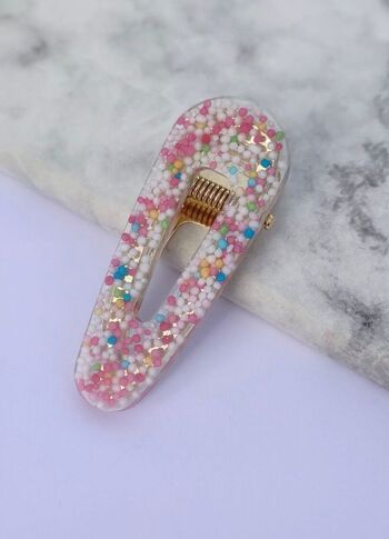 RESIN HAIR CLIP PACK -  CANDY (7 ITEMS) 6