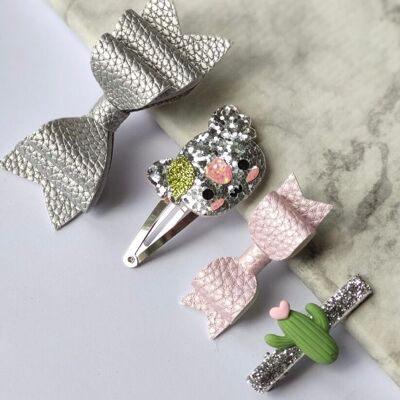 KOALA - Set of 4 hair clips