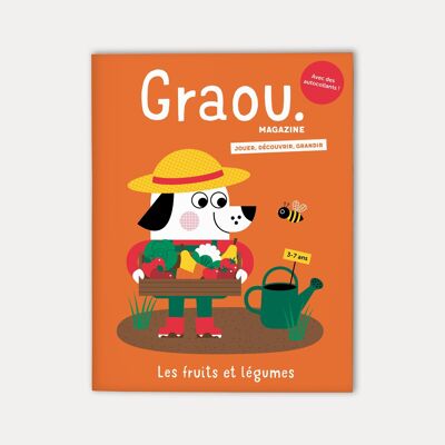 Graou Magazine 3 - 7 years old, No. Fruits and vegetables