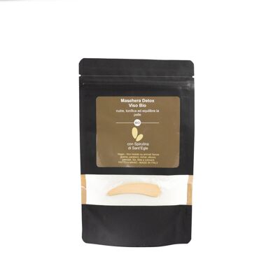 Organic Detox Mask with Spirulina, 60 gr