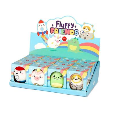 Porte-clés / Porte-clés Fluffly Friends Multicolore X12